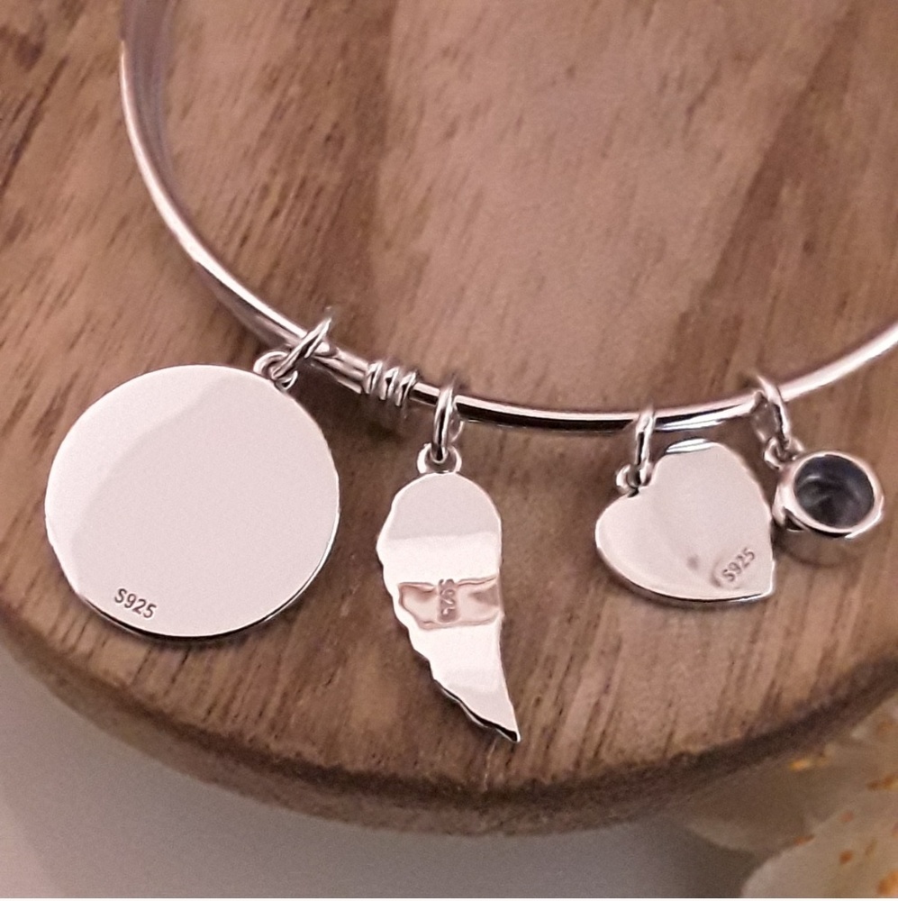 NEW Sterling True Friendship Charm Bracelet - Picture 6 of 8